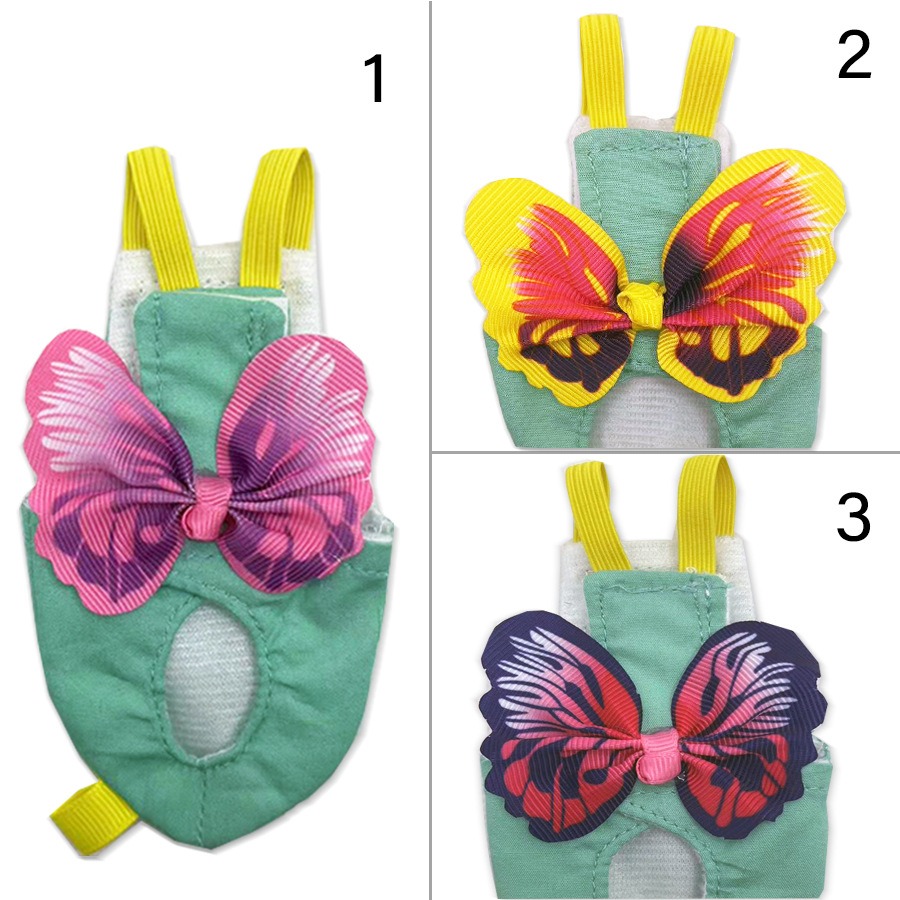 Parrot Vest with Butterfly Wing Design