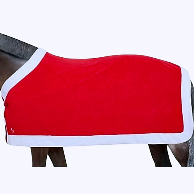 Velvet Christmas Costume Set for Pet Horses