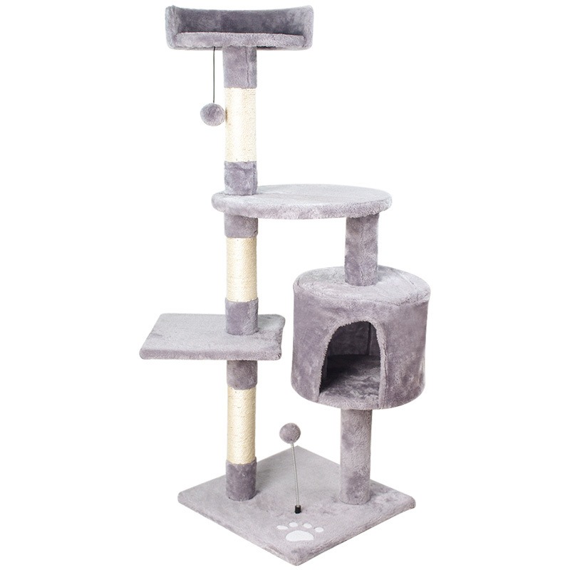 Luxury Multi-Level Cat Tree with Sisal Scratcher