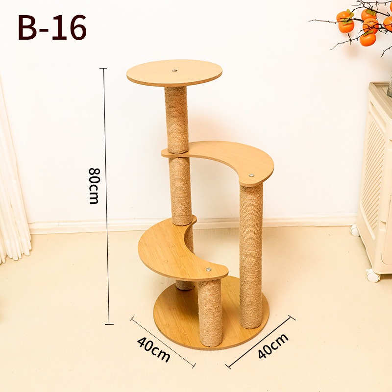Four-Story Classic Cat Climbing Rack