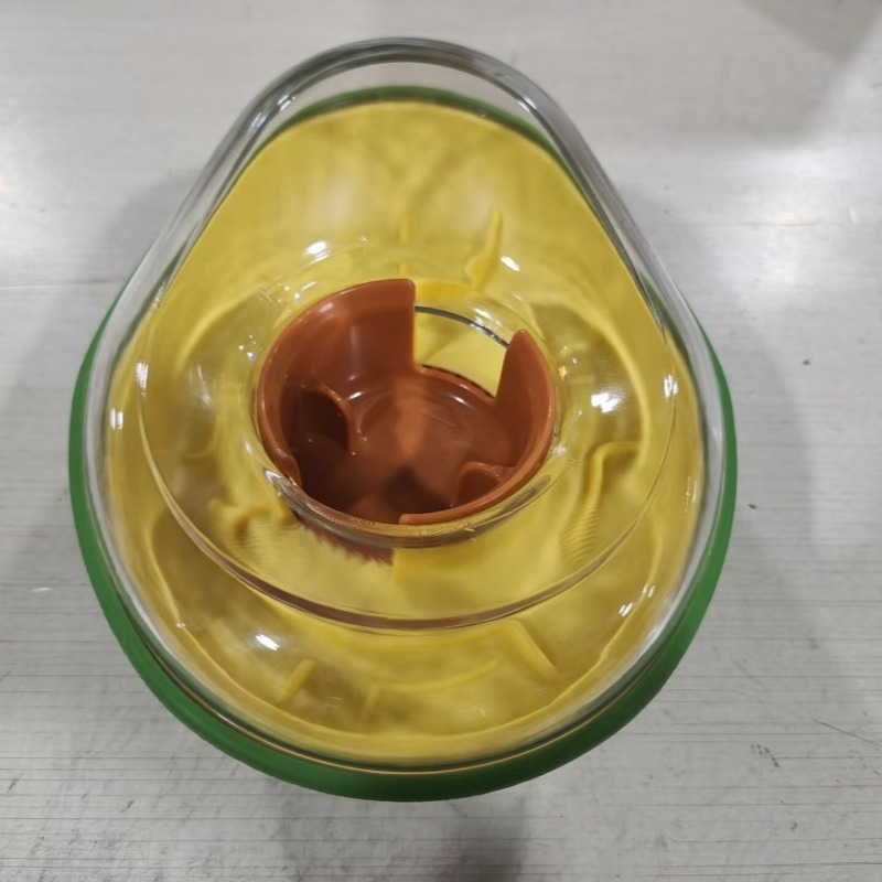 Avocado Anti-Spill Slow Feed Dog Bowl