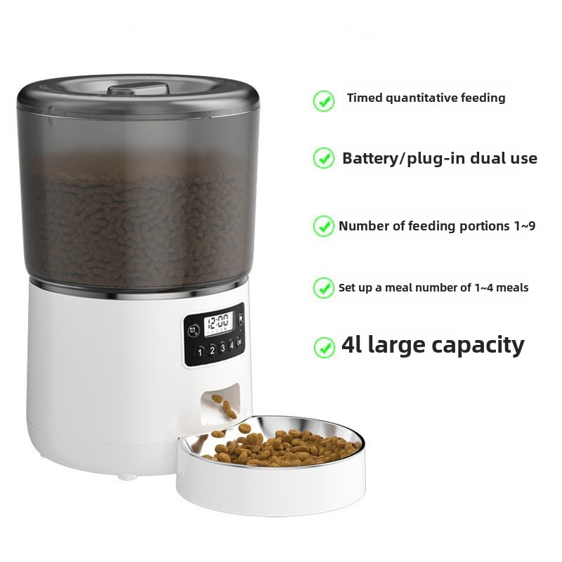 WiFi Enabled 4L Automatic Cat Feeder