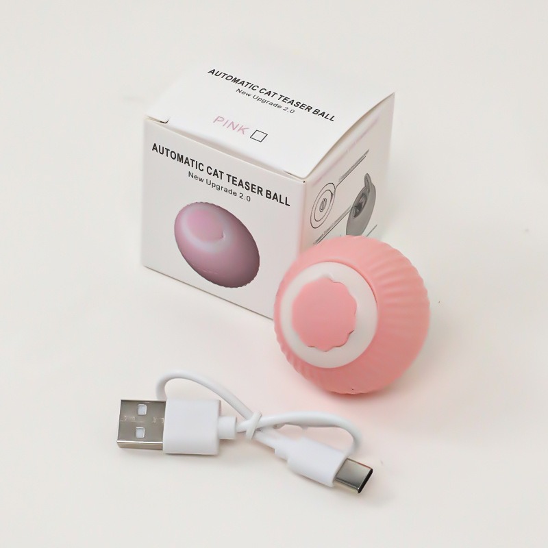 Silicone Automatic Teaser Ball for Cats