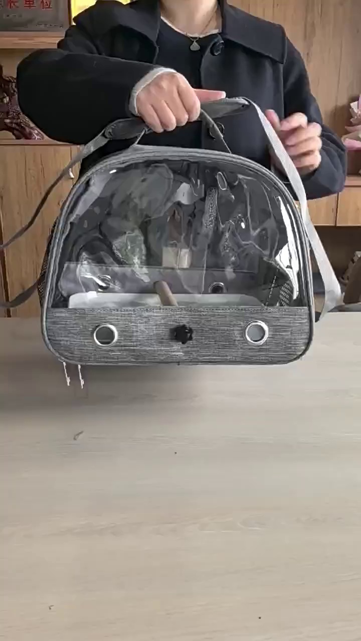 Portable Oxford Cloth Bird Carrier for Outdoor Use