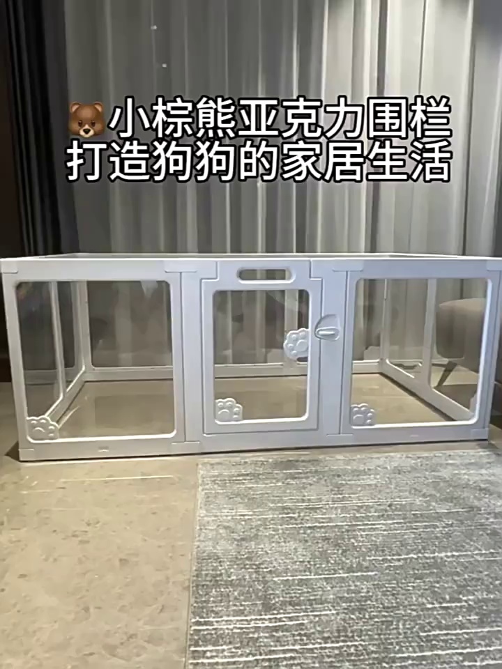 Luxury Solid Wood Parrot Villa with Glass Door