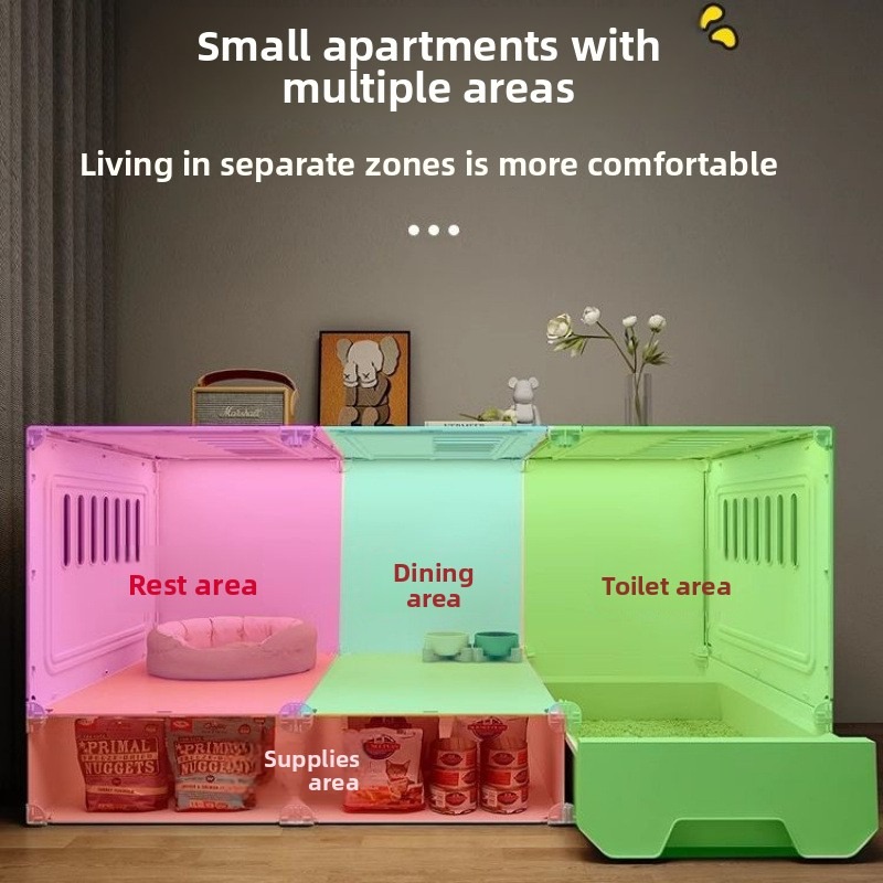 All-In-One Customizable Pet Villa with Ventilation