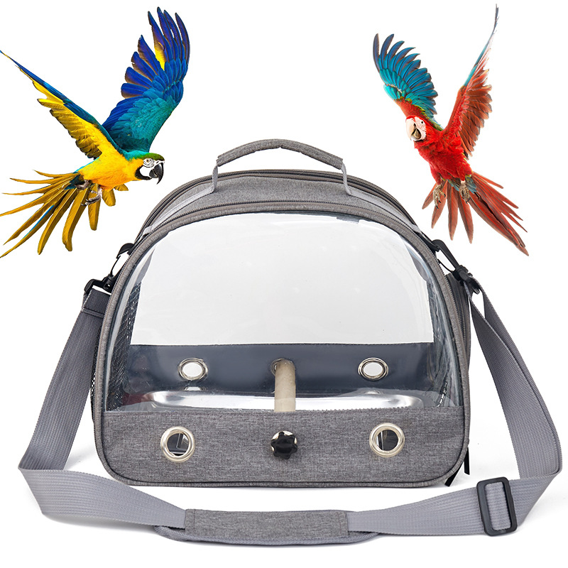 Portable Oxford Cloth Bird Carrier for Outdoor Use