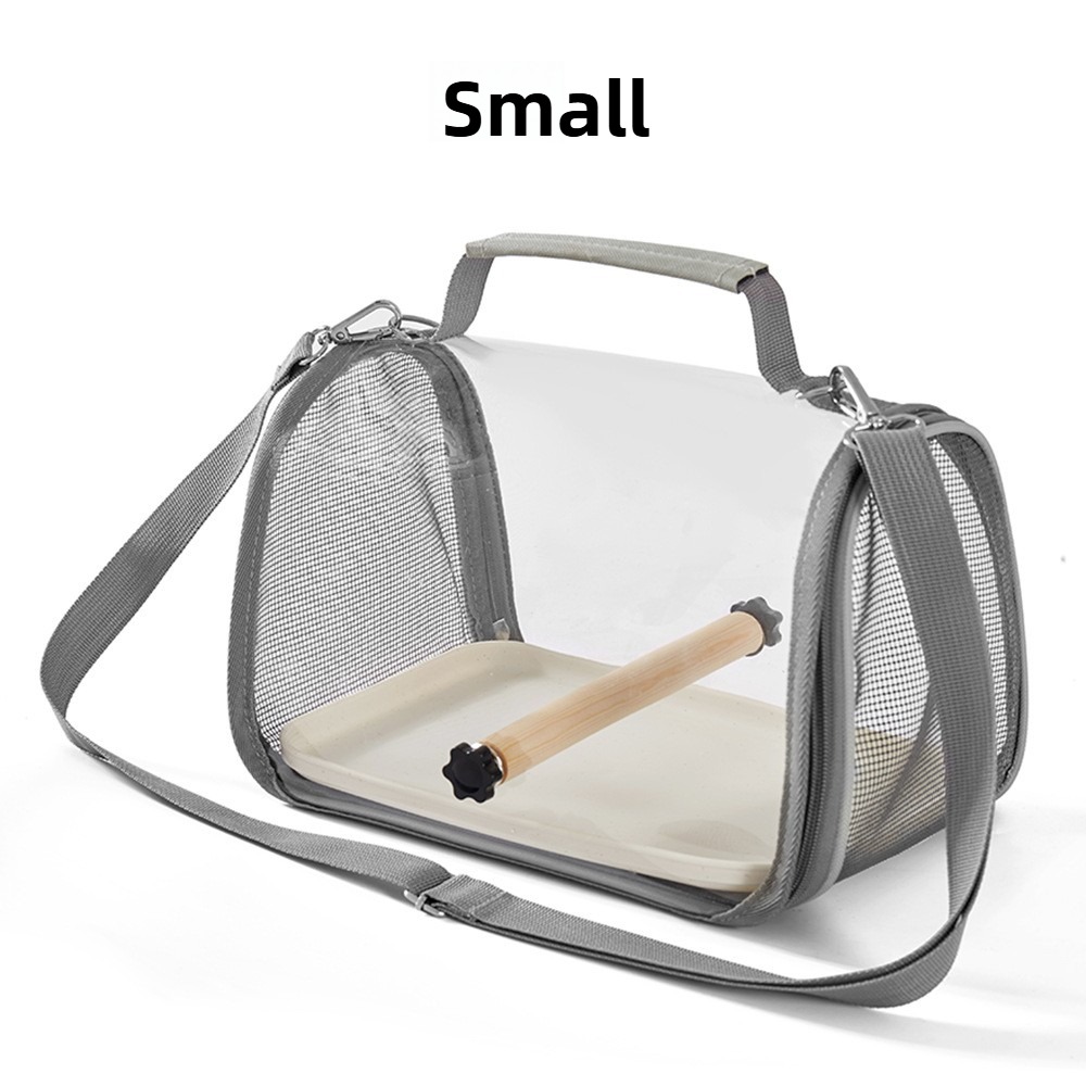 Transparent Portable Outdoor Bird Travel Cage