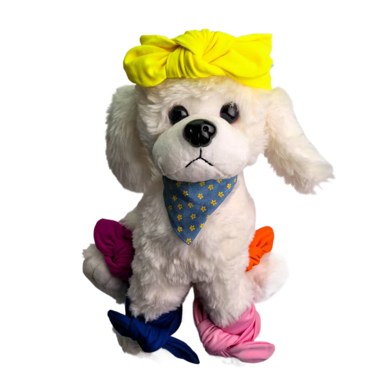 Stretchy Bow Headband for Small Dogs