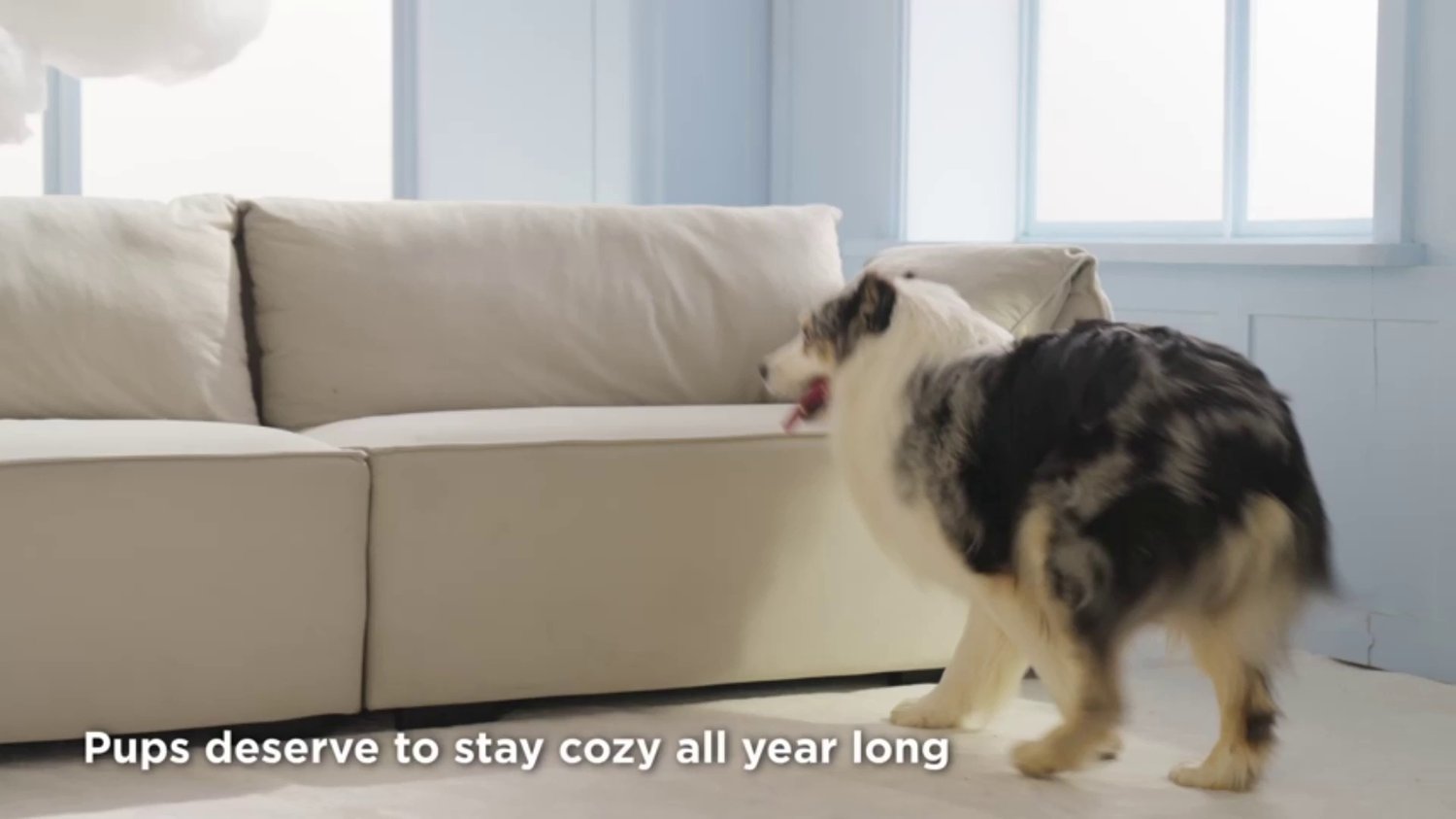 Cloud Pattern Summer Cooling Pet Blanket