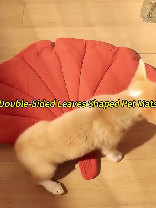 Children's Leaf Design Pet Play Mat