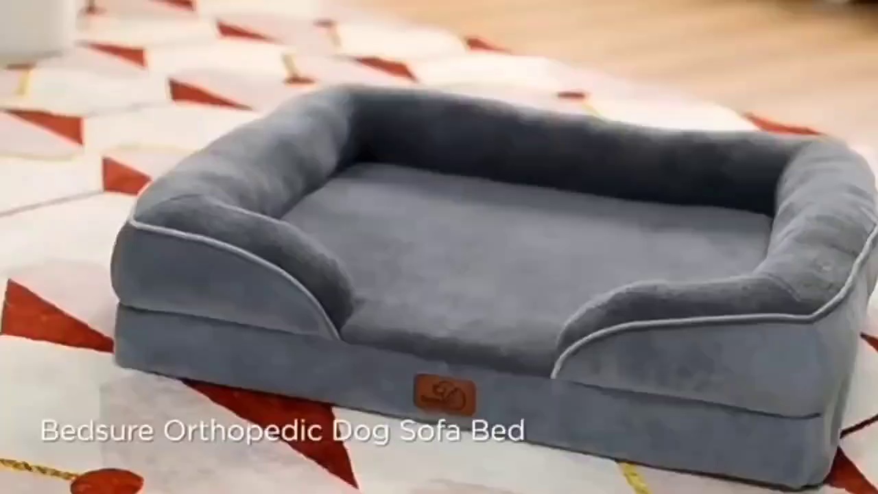 Orthopedic Memory Foam Dog Bed Square Design