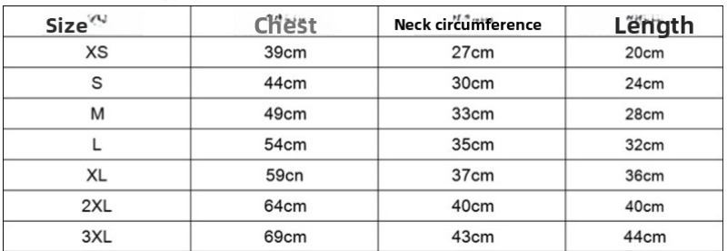 Gradient Acrylic High Neck Dog Sweater