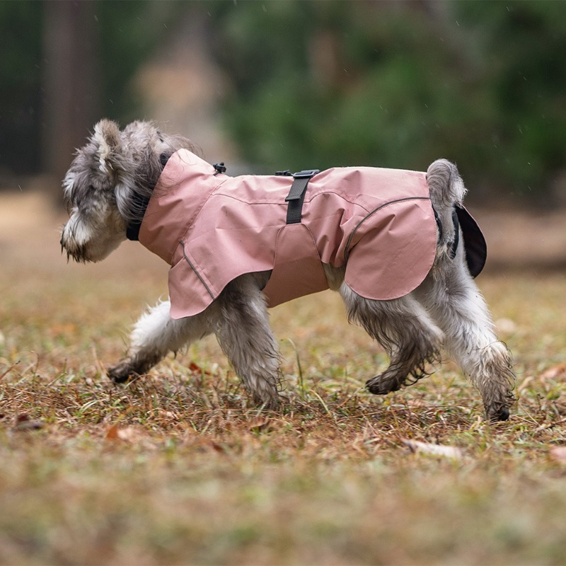 Waterproof Sport Dog Raincoat with Reflective Strip