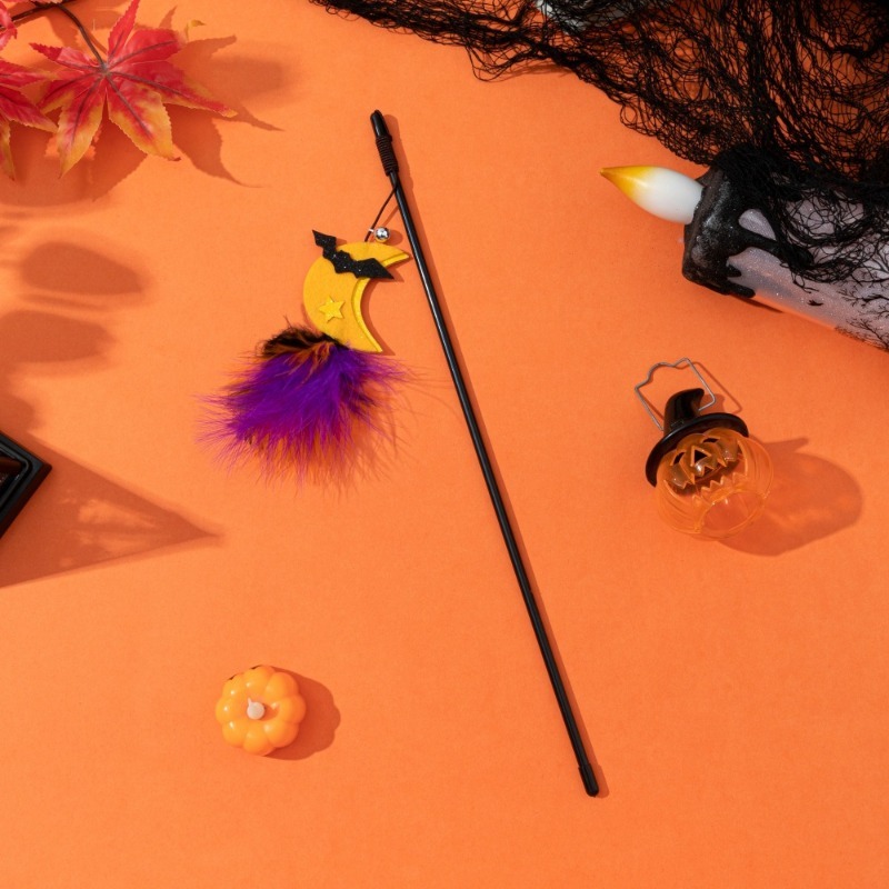 Christmas Cat Toy Stick for Pet Interaction