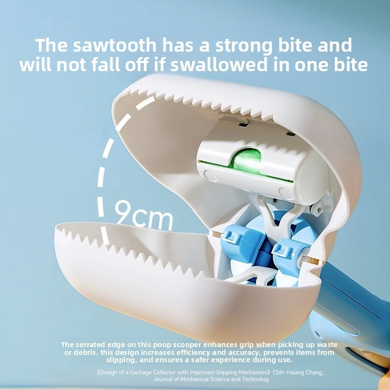 One-Hand Plastic Poop Bag Holder Clip