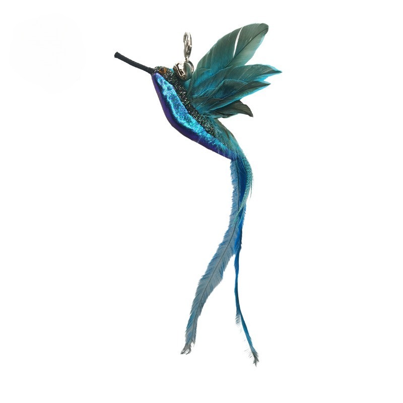 Cat Teaser Feather Bird Head Toy