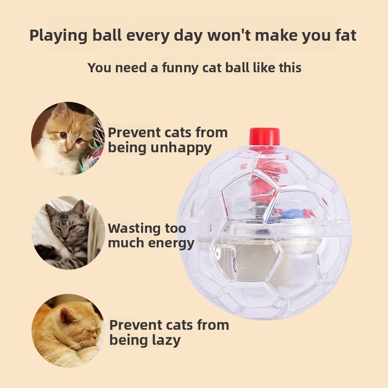 LED Glowing Cat Dog Ball Toy