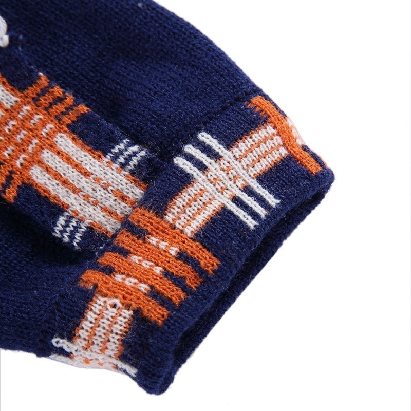 Plaid Polar Fleece Dog Pullover Sweater