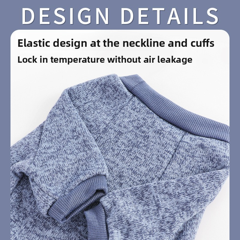 Paw Pattern Dog Sweater Machine Washable