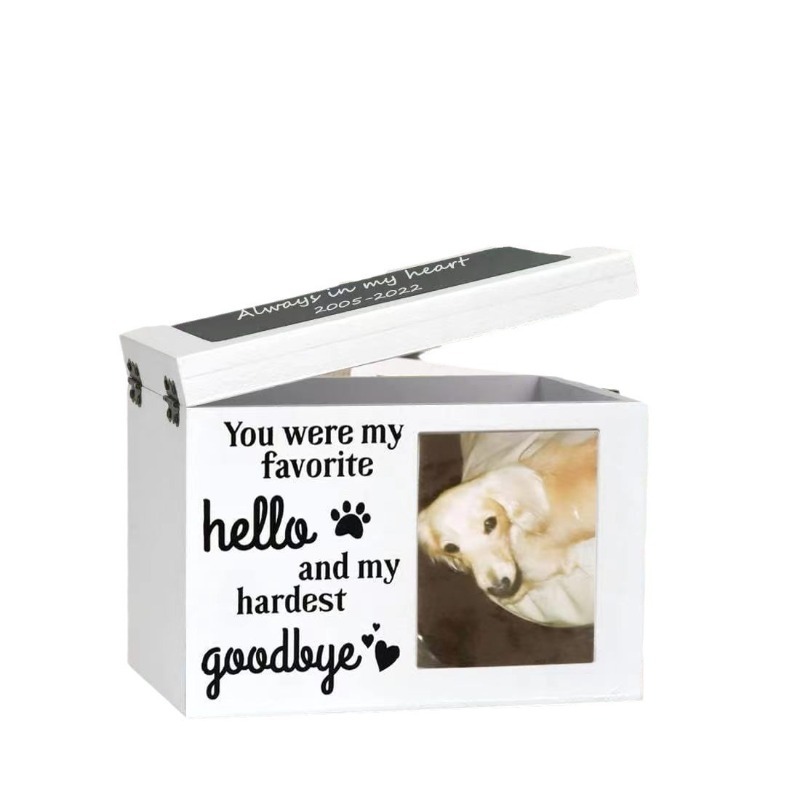 Waterproof Solid Wood Urn for Pets