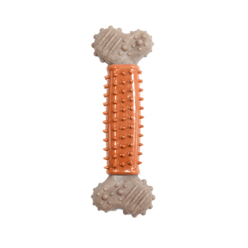 Wood Plastic TPR Dog Chew Toy for Teeth Cleaning