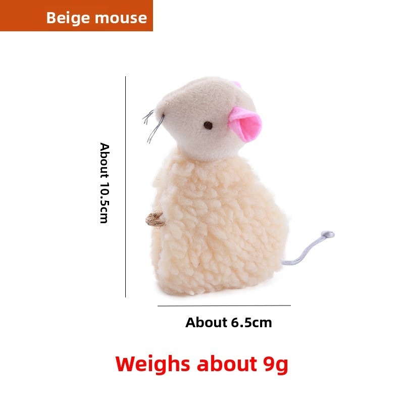 Catnip Plush Mouse Training Toy