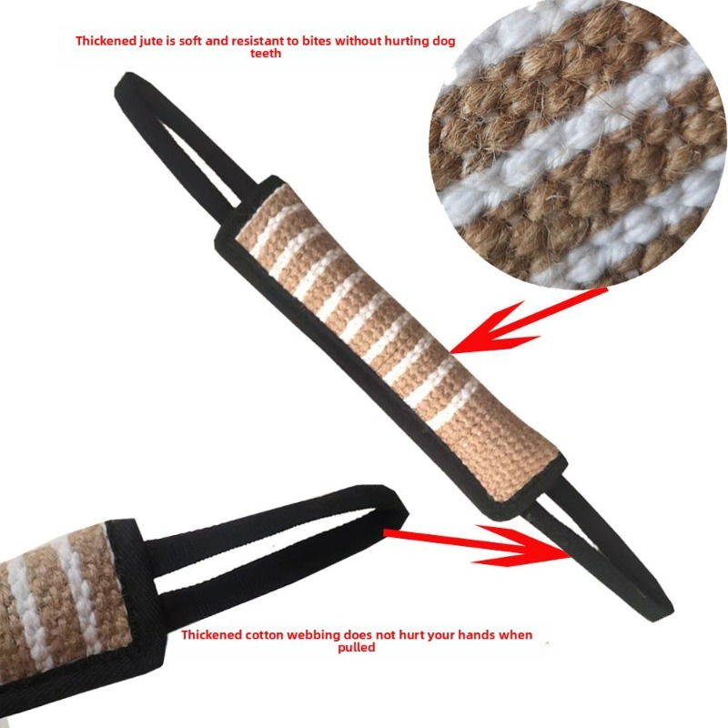 Linen Bite Rod Dog Chew Toy
