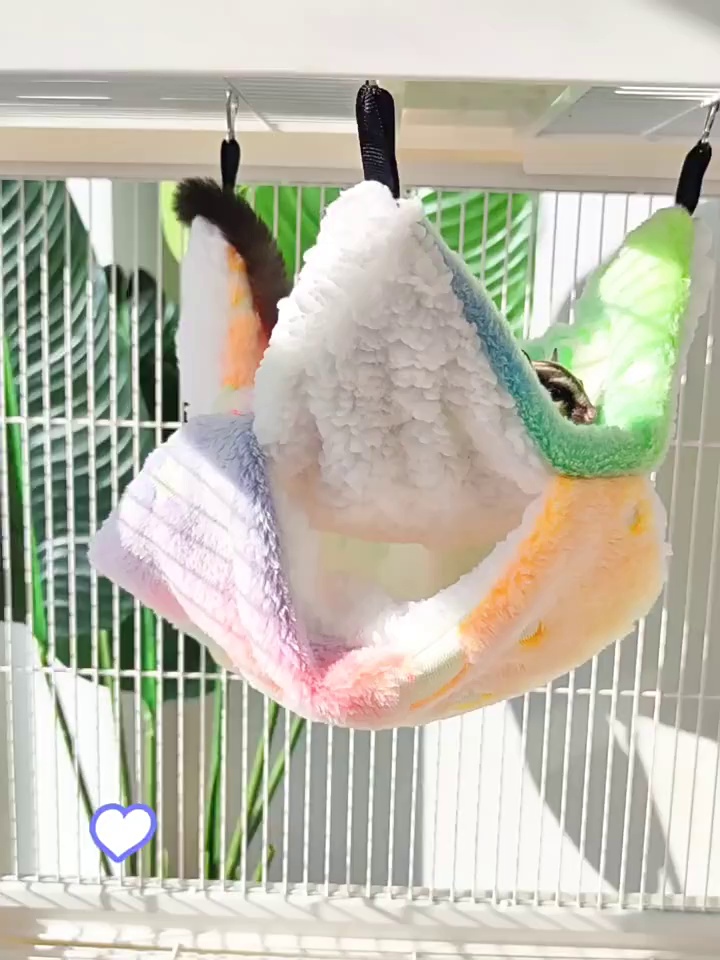 Small Pet Plush Hammock for Sugar Glider and Hamster