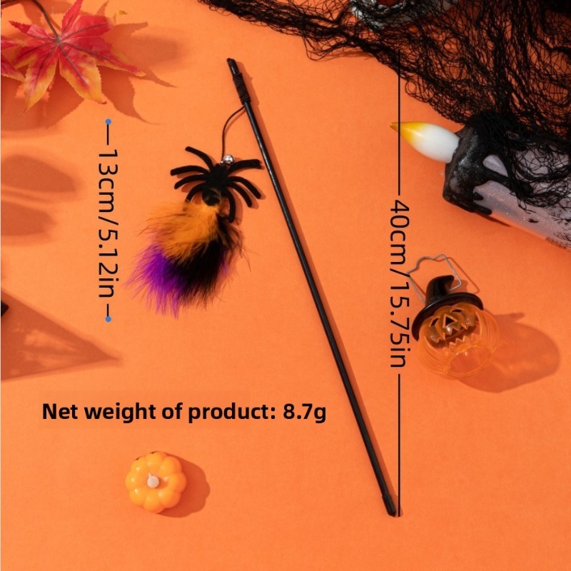 Christmas Cat Toy Stick for Pet Interaction