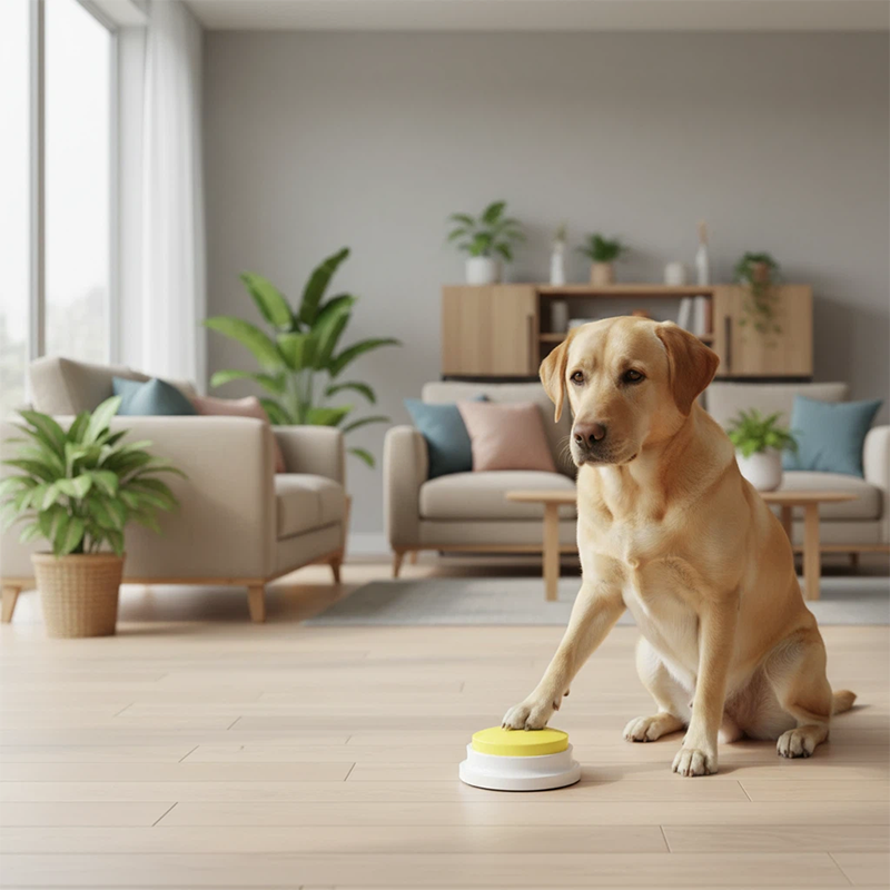 Customized Recordable Dog Training Button