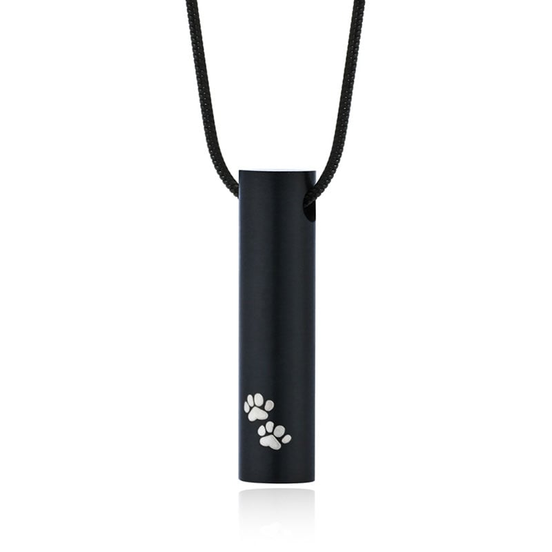 Stainless Steel Cylinder Pet Urn