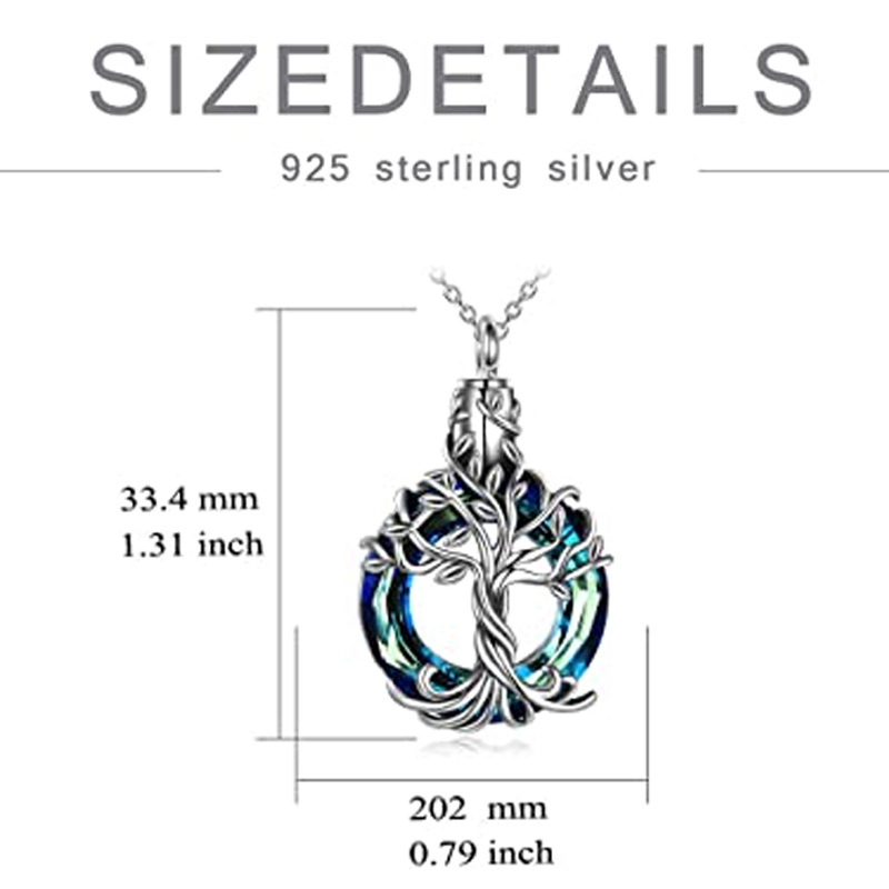 Tree of Life Pendant Necklace Pet Urns
