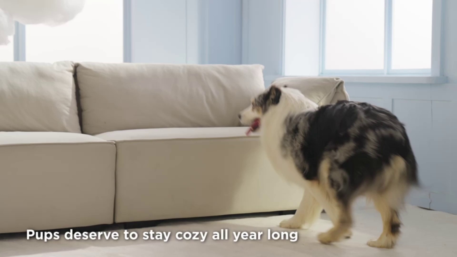 Cloud Pattern Summer Cooling Pet Blanket