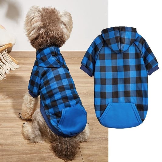 Breathable Soft Dog hoodie shirt with Leash Hole