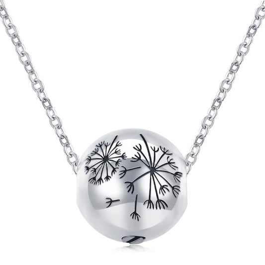 Drop Shaped Paw Print Pet Ashes Urn Pendant