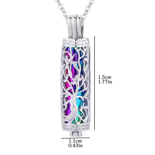 Brass Smooth Surface Pet Urn Memorial Pendant