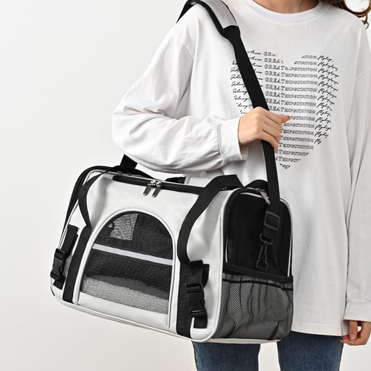 Breathable Soft-Sided Pet Travel Carrier Bag