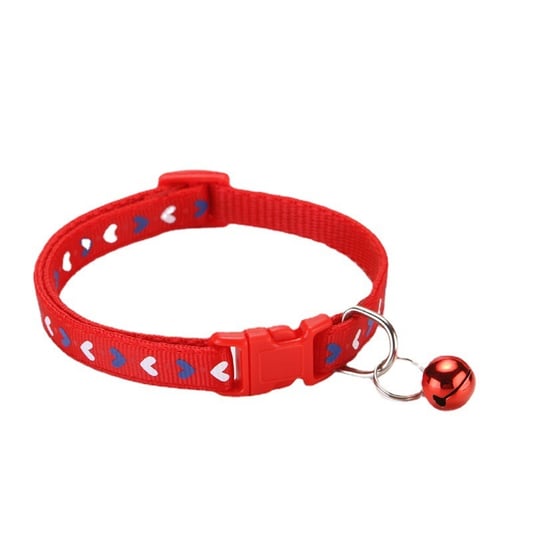 Adjustable Print Pet Collar with Bell for Cats and Dogs