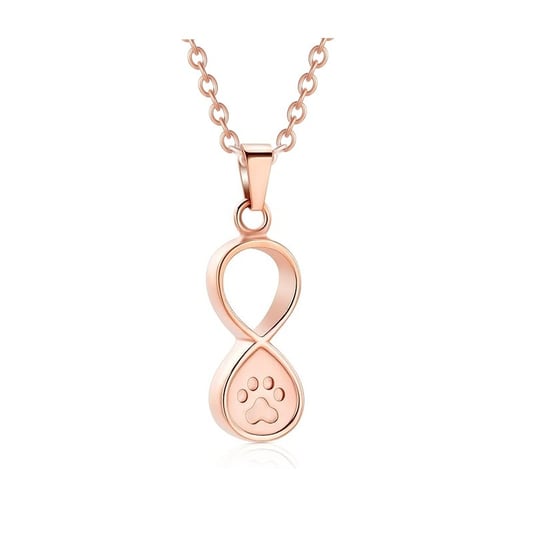 Pet Hair Memorial Casket Pattern Urn Necklace