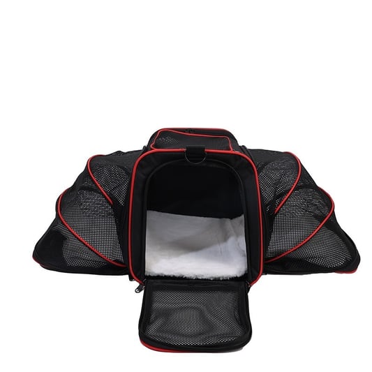 Expandable Outdoor Pet Carrier with Mesh Window