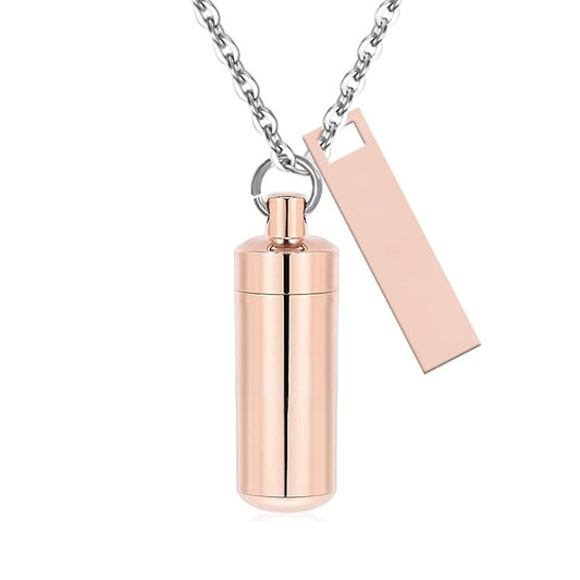 Alloy Essential Oil Pet Memorial Urn Necklace