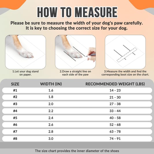 Classic Outdoor Anti-Slip Rubber Dog Shoes