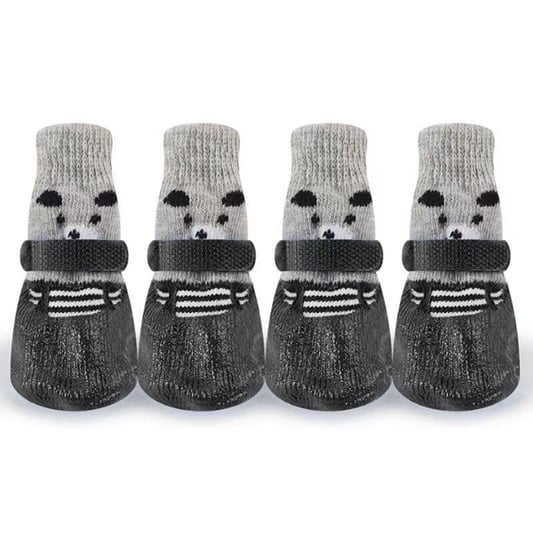 Knitted Waterproof Dog Socks for Winter