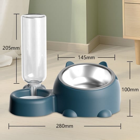 Anti Knock Stainless Steel Pet Bowl