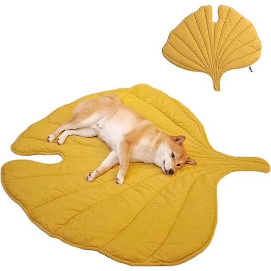 Children's Leaf Design Pet Play Mat