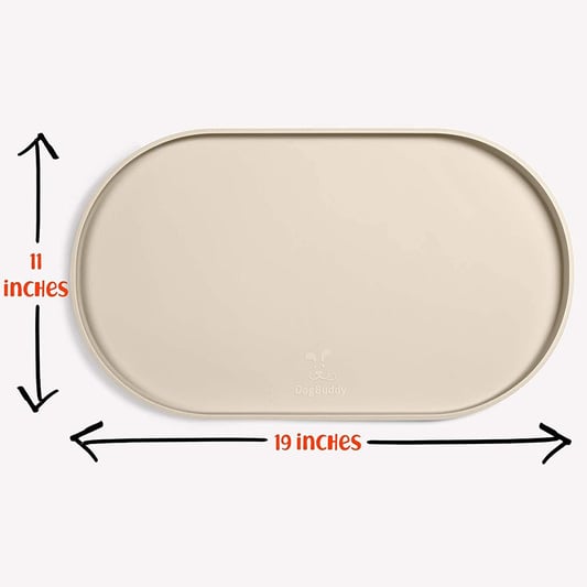Splash-Proof Anti-Slip Pet Bowl Mat