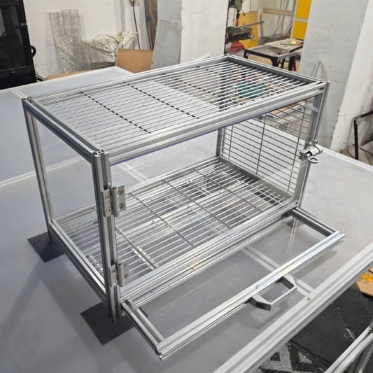 Customizable Double Door Bird Cage with Clearance