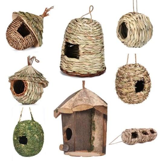 Handmade Solid Straw Bird Nest All Season