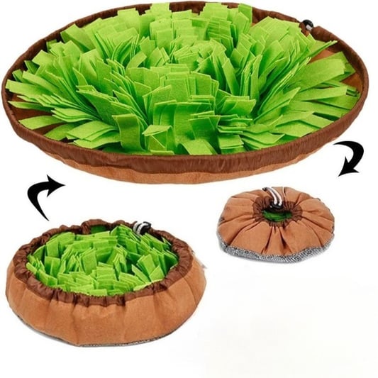 Dual Layer Pet Sniffing Feeding Mat